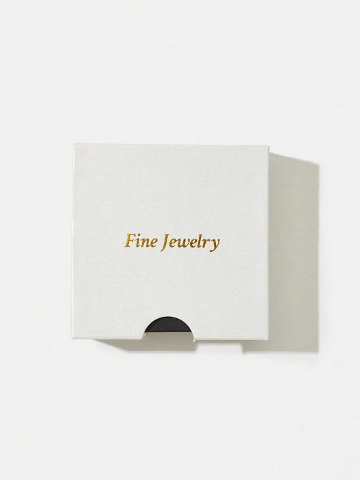 SHEIN GAGAFEEL 1 par de pendientes de botón de circonita cúbica de cuatro garras, 4mm - Quierox - Tienda Online