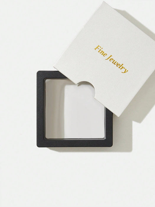 SHEIN GAGAFEEL 1 par de pendientes de botón de circonita cúbica de cuatro garras, 4mm - Quierox - Tienda Online