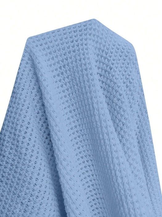 SHEIN Gaivellea Camiseta de manga farol con cuello alto y estampado de lunares suizos - Quierox - Tienda Online