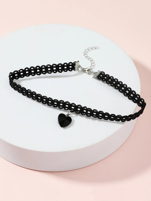 SHEIN Gargantilla con colgante de corazón para niñas - Quierox - Tienda Online