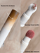 SHEIN Gege Bear 1 pieza Lápiz Labial Rotativo - Mate de Terciopelo GX1256-2 marrón rojizo - Quierox - Tienda Online