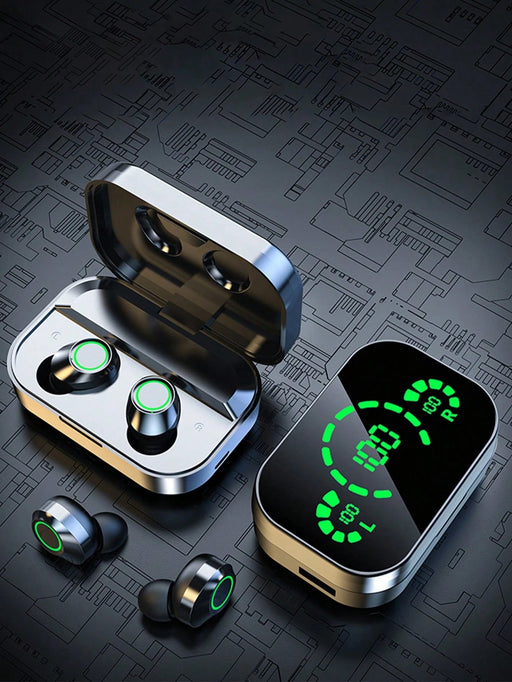 SHEIN GENAI Auriculares inalámbricos verdaderos con pantalla LED dual - Quierox - Tienda Online