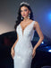 Shein Glamrae Elegante y lujoso vestido de sirena con escote profundo - Quierox - Tienda Online