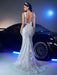 Shein Glamrae Elegante y lujoso vestido de sirena con escote profundo - Quierox - Tienda Online