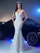 Shein Glamrae Elegante y lujoso vestido de sirena con escote profundo - Quierox - Tienda Online