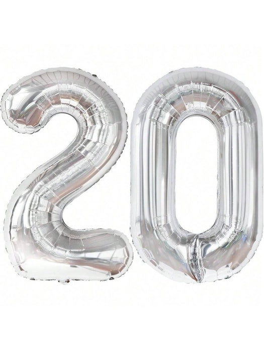 Shein Globo plateado número 20 de 40 pulgadas - Quierox - Tienda Online