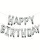 Shein Globos de aluminio con letras de feliz cumpleaños, decoraciones para fiestas con inflador y cuerdas, 16" - Quierox - Tienda Online