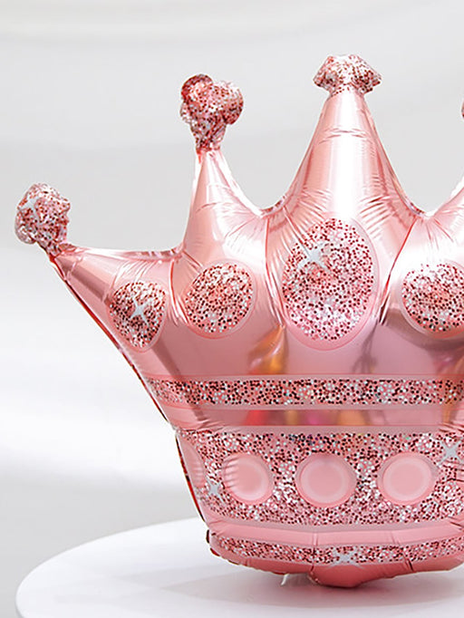 SHEIN Globos decorativos de corona rosa y azul de 30 pulgadas para fondo de fiesta - Quierox - Tienda Online