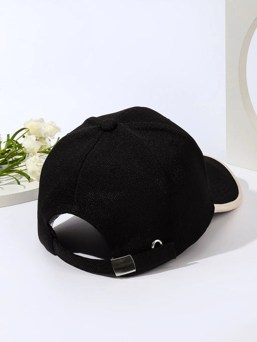 SHEIN Gorra de béisbol casual con ribete con contraste - Quierox - Tienda Online