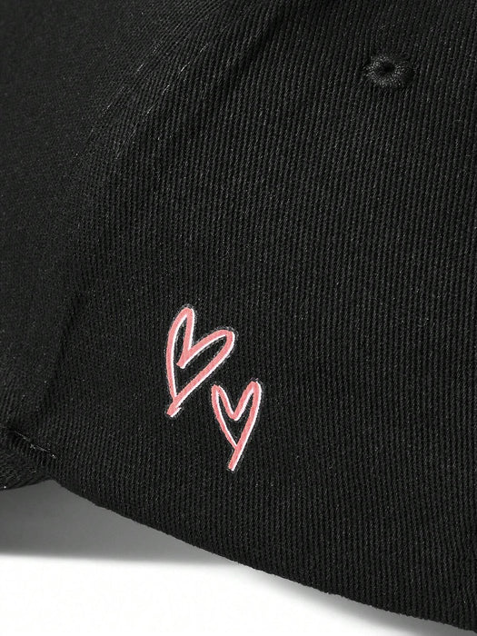 SHEIN Gorra de béisbol con estampado de corazón en patrón - Quierox - Tienda Online