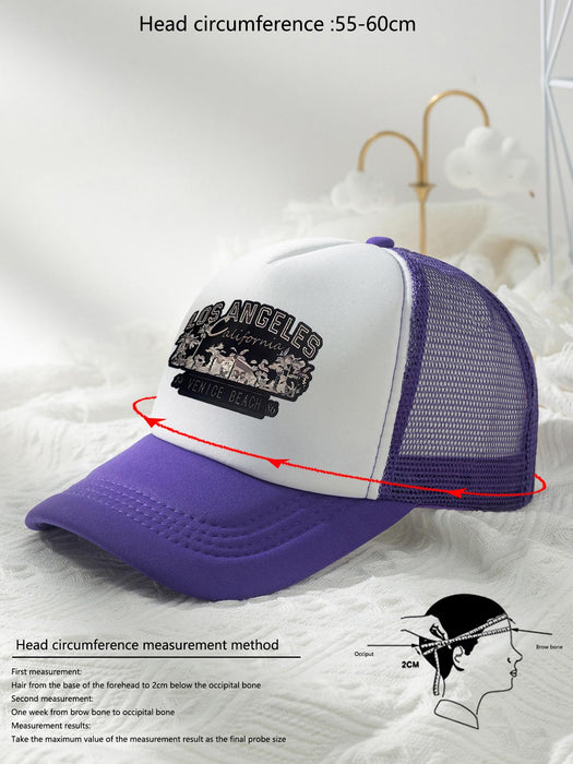 Shein Gorra de camionero con gráfico de letras para hombre - Quierox - Tienda Online