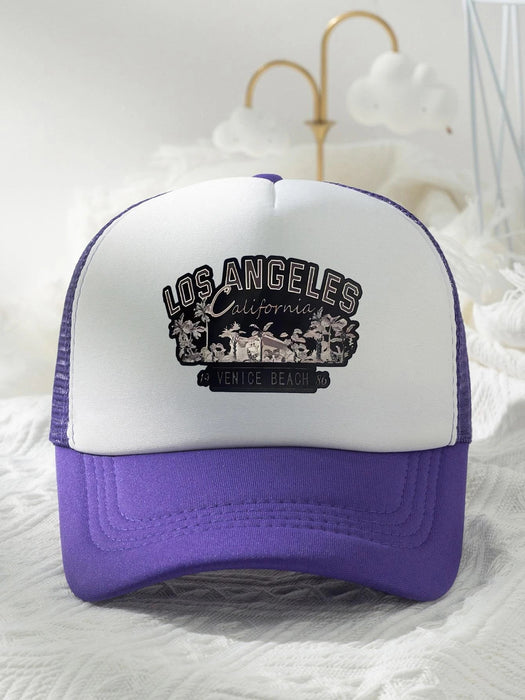 Shein Gorra de camionero con gráfico de letras para hombre - Quierox - Tienda Online