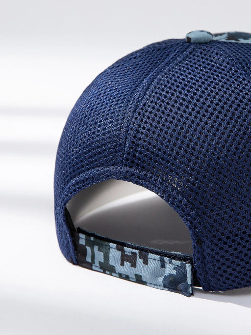 Shein Gorra de malla con bandera bordada para hombre, cierre de velcro, estilo urbano - Quierox - Tienda Online