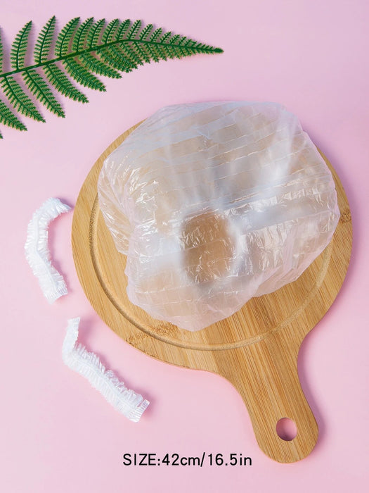 Shein Gorro de ducha desechable transparente impermeable de 80 piezas - Quierox - Tienda Online