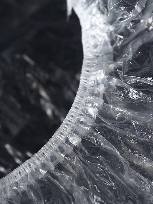 Shein Gorro de ducha desechable transparente impermeable de 80 piezas - Quierox - Tienda Online