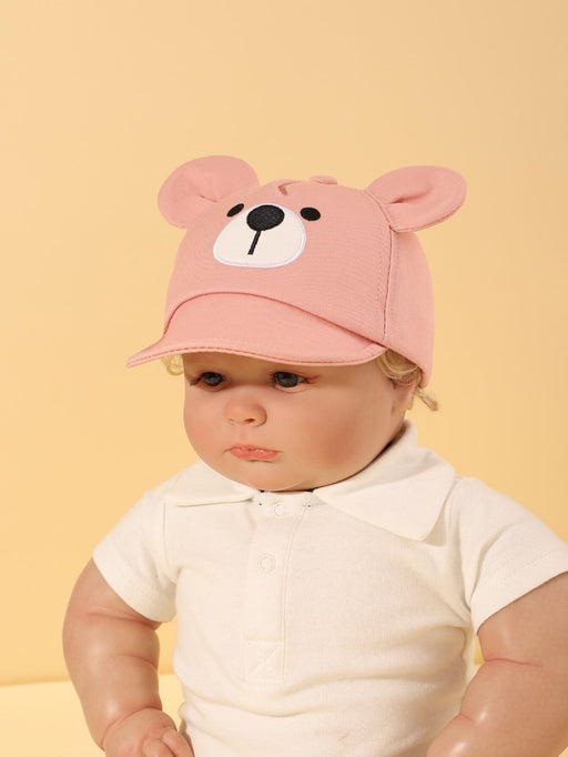 Shein Gorro para el sol unisex para bebé, con bordado de oso y bonito diseño de orejas - Quierox - Tienda Online
