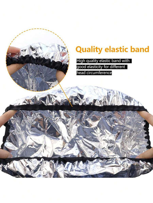 Shein Gorro térmico de aluminio para el cabello, gorro de ducha, reutilizable, ideal para teñir y tratar el cabello - Quierox - Tienda Online