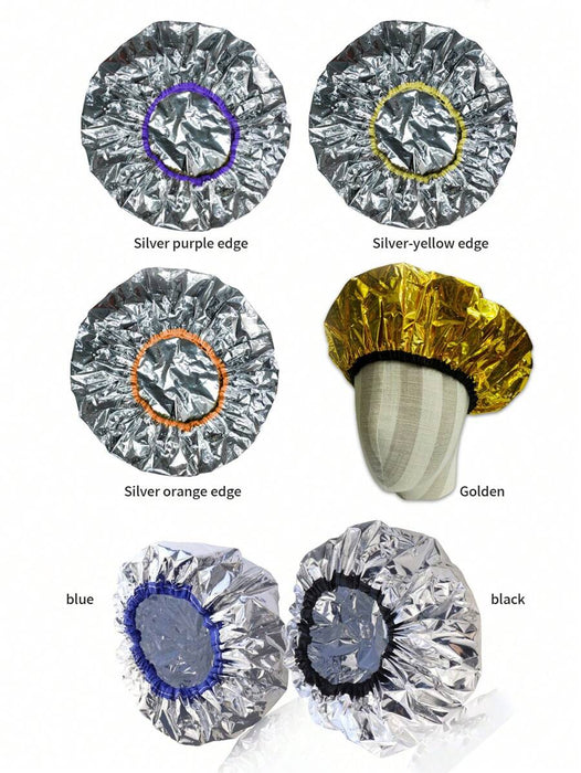 Shein Gorro térmico de aluminio para el cabello, gorro de ducha, reutilizable, ideal para teñir y tratar el cabello - Quierox - Tienda Online