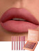 SHEIN HANDAIYAN - Juego de 6 brillos labiales mate, resistentes al agua y antiadherentes - Quierox - Tienda Online