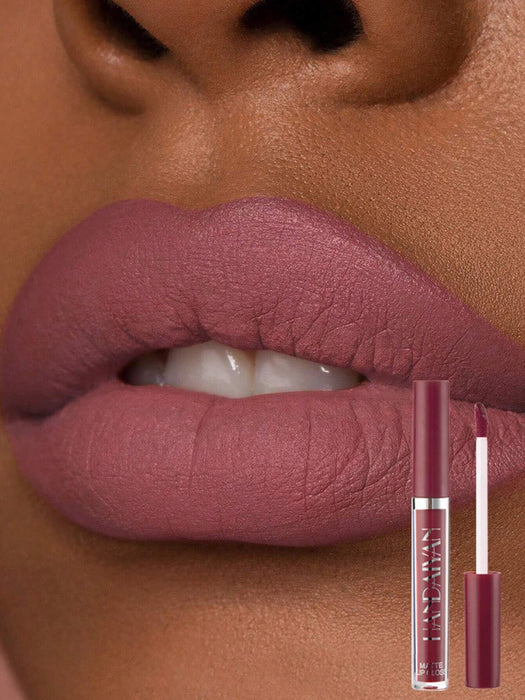 SHEIN HANDAIYAN - Juego de 6 brillos labiales mate, resistentes al agua y antiadherentes - Quierox - Tienda Online