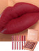 SHEIN HANDAIYAN - Juego de 6 brillos labiales mate, resistentes al agua y antiadherentes - Quierox - Tienda Online