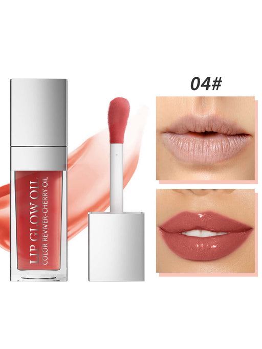 SHEIN HelloKiss Aceite de labios hidratante con color, no pegajoso, nutritivo & de larga duración - Quierox - Tienda Online