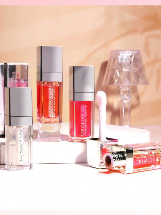 SHEIN HelloKiss Aceite de labios hidratante con color, no pegajoso, nutritivo & de larga duración - Quierox - Tienda Online