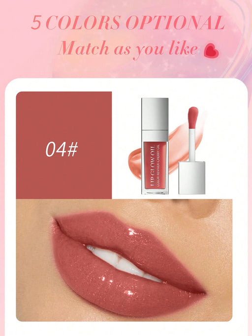 SHEIN HelloKiss Aceite de labios hidratante con color, no pegajoso, nutritivo & de larga duración - Quierox - Tienda Online