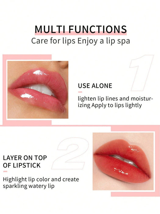 SHEIN HelloKiss Aceite de labios hidratante con color, no pegajoso, nutritivo & de larga duración - Quierox - Tienda Online
