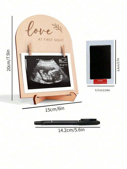 Shein Hermoso cartel a doble cara para el anuncio de su embarazo o el nacimiento de su bebé - Quierox - Tienda Online