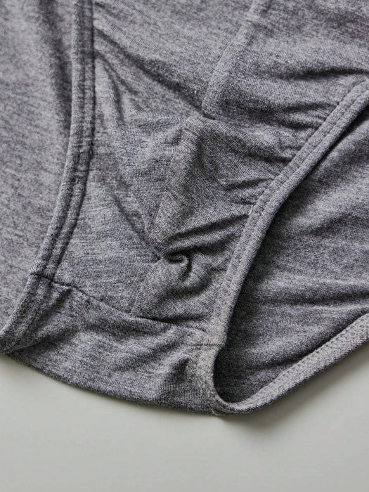 SHEIN HIALEGION Paquete de 5 calzoncillos bóxer casuales, cómodos y transpirables con diseño de letras para hombres - Quierox - Tienda Online