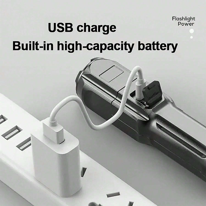 Shein HngLngJoe 1 pieza Linterna de alta luminosidad P50 con enfoque ajustable - Quierox - Tienda Online