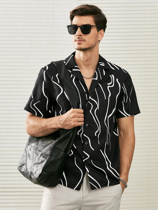 SHEIN Hombres Camisa Con Estampado — Quierox Tienda Online