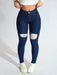 SHEIN ICON Pantalones vaqueros casuales y versátiles para mujer - Quierox - Tienda Online