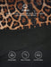 SHEIN ICON Shorts negros mini ultrabajos con estampado de leopardo - Quierox - Tienda Online