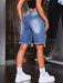 SHEIN ICON Shorts vaqueros desgastados informales de verano - Quierox - Tienda Online