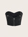SHEIN ICON Top en mezclilla con cremallera trasera tubo - Quierox - Tienda Online