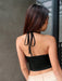 SHEIN ICON Top Halter Descubierto Y2k Con Lazo En La Parte Trasera - Quierox - Tienda Online