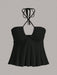 SHEIN ICON Top halter sólido - Quierox - Tienda Online