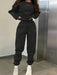 SHEIN INAWLY 2 piezas Conjunto de sudadera y pantalón de chándal casual - Quierox - Tienda Online