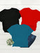 SHEIN INAWLY 3 piezas Camiseta de mujer con combinación de estampado de leopardo - Quierox - Tienda Online