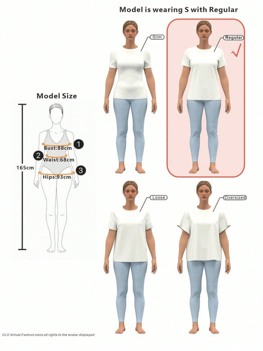 SHEIN INAWLY Camiseta de manga corta con estampado de eslogan para mujer - Quierox - Tienda Online