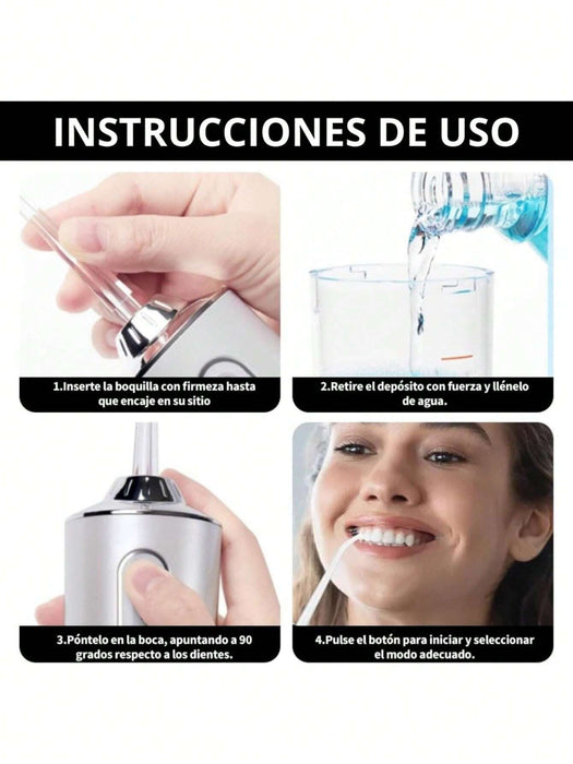 Shein Irrigador Dental Limpieza Dental Recargable,Cuidado oral - Quierox - Tienda Online