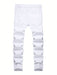 Shein Jeans blancos ajustados desgastados para niño preadolescente - Quierox - Tienda Online