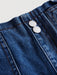 SHEIN jeans de moda relajados con cintura elástica y lavado - Quierox - Tienda Online