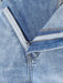 SHEIN Jeans holgados de pierna recta desgastados estilo cargo casual con cintura asimétrica y múltiples bolsillos - Quierox - Tienda Online