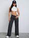 Shein Jeans Jeanoix de talle alto y pierna recta - Quierox - Tienda Online