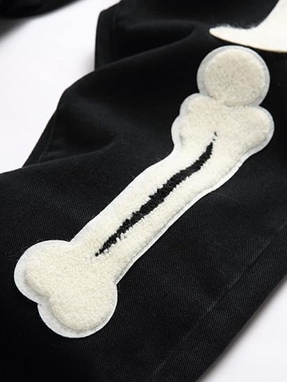 Shein Jeans para hombre Jeans con estampado de esqueleto para hombre - Quierox - Tienda Online