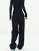 SHEIN Jeans rectos de pierna sólida, negro casual de primavera - Quierox - Tienda Online