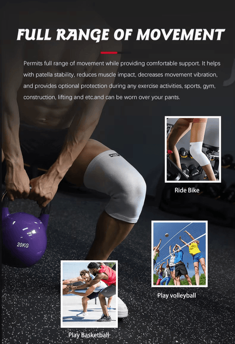 Shein JINGBA manga de compresión de rodilla para aliviar el dolor articular, alivio de la hinchazón - Quierox - Tienda Online